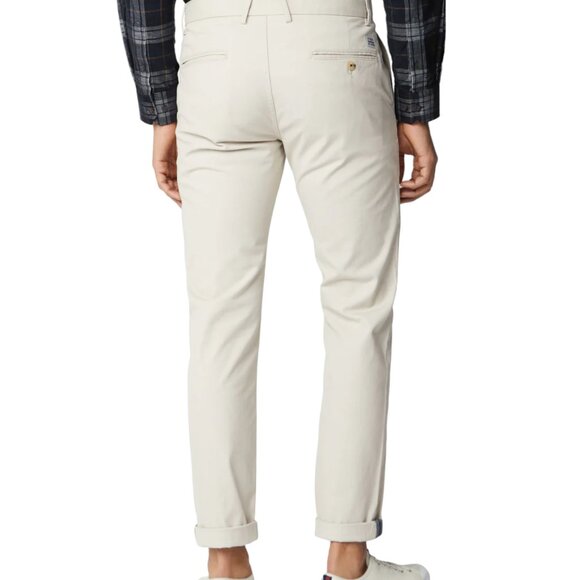 Ben Sherman Men's Slim Fit Stretch Chino Pants, Cotton, Putty, 36x32 - Picture 2 of 12